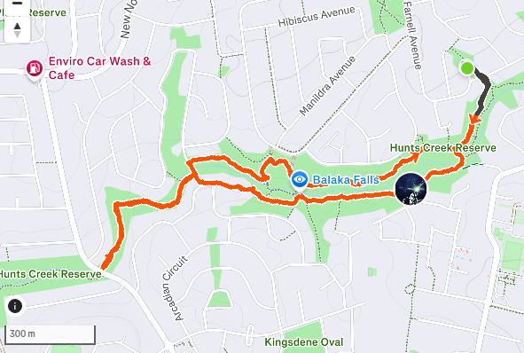 Balaka Falls & Hunts Creek Loop Walk